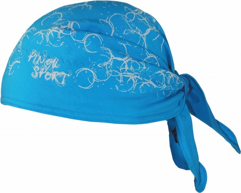 PINGU-Šátek vázací Fitness-ŠF - Velikost: UNI, Materiál: Bavlna/LYCRA, Barva Fitness: Hnědá-17F, Potisk Fitness: Sluníčka