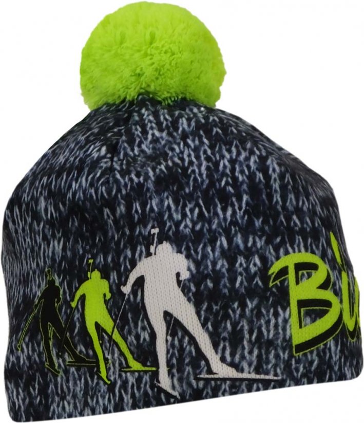 Biatlonová čepice zimní PINGU BOBY KNIT BIA - Velikost: S-M, Materiál: Svetrovina, Barva - Boby Knit BIA: Růžová