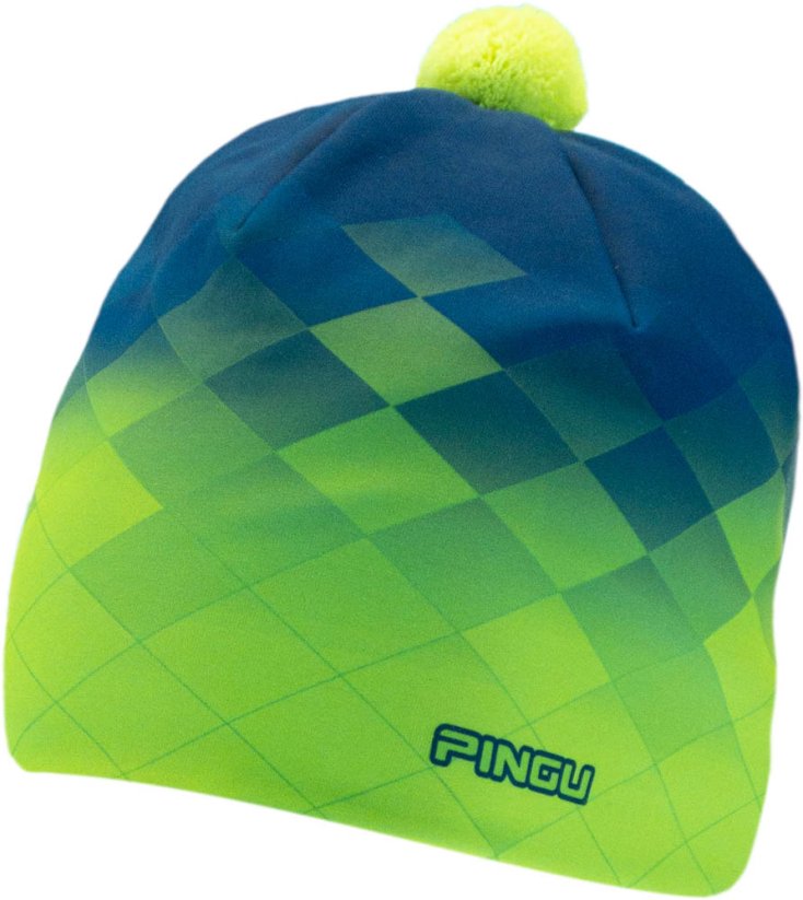 PINGU-Čepice -BOBY - Velikost: S-M, VZOR: 63B-FLUO, Materiál: Polyester Thermo