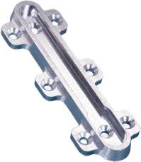 Biatlonová drážka PINGU na povrch pažby zbraně pro uchycení nosných řemenů