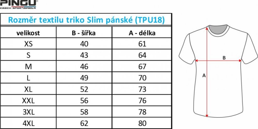 Triko funkční PINGU pánské FAN CZECH